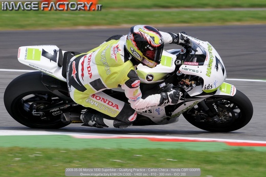 2009-05-09 Monza 1830 Superbike - Qualifyng Practice - Carlos Checa - Honda CBR1000RR